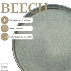 OTIX Ontbijtborden 6 Delig Beech - Groen