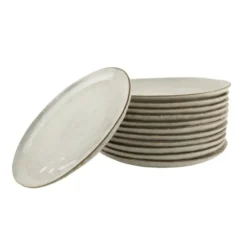 OTIX Ontbijtborden 12 Delig Lily - Beige