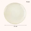 OTIX Ontbijtborden 12 Delig Maple - Beige