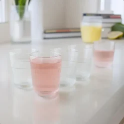 OTIX Theemok Drinkglazen Koffiemok Limonade glazen 320ml Set van 8