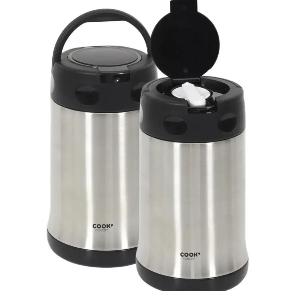 OTIX Thermosfles 2 Stuks Soep Soepbeker Thermosbeker met Lepel