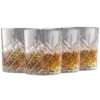 OTIX Whiskey Glazen Set van 4 Kristal Stijlvol 230 ml Dik glas Stevig Sierlijk