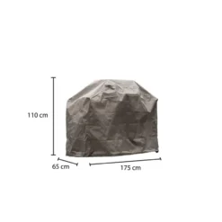 Outdoor Covers barbecue hoes - grijs - 195x65x110 cm