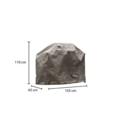 Outdoor Covers barbecue hoes - grijs - 175x65x110 cm