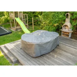 Outdoor Covers ovale tuinsethoes 245x200x80 cm