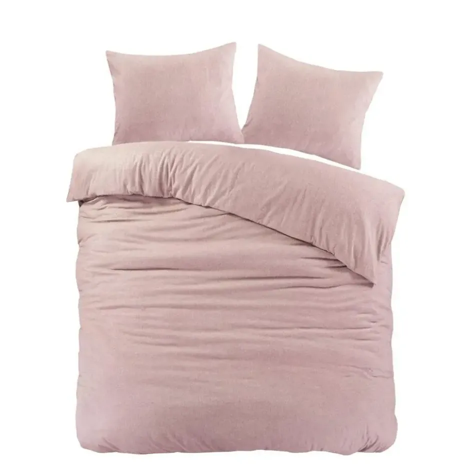 Papillon dekbedovertrek Brienz flanel - 240x200/220cm - Roze