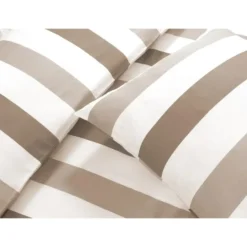 Papillon dekbedovertrek Scott - 140x200/220 cm - Taupe