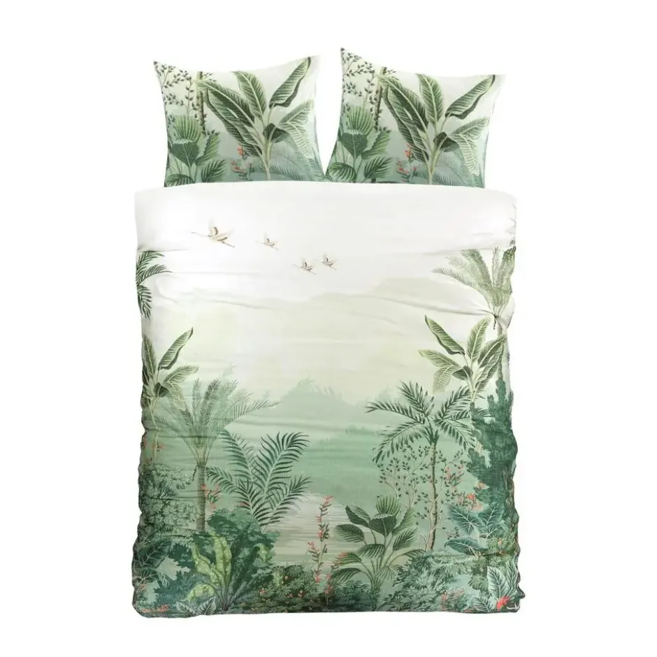 Papillon Jungle Dekbedovertrek - Eenpersoons - 140x200/220 cm