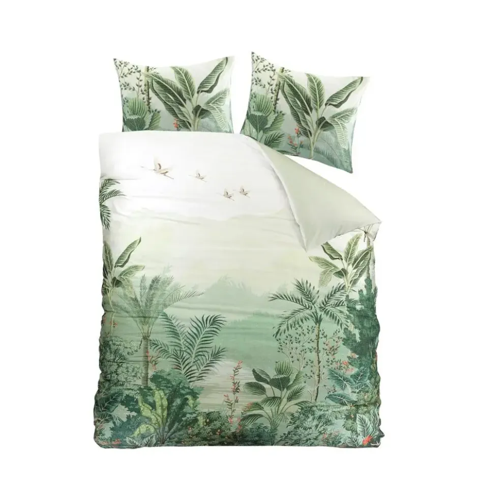 Papillon Jungle Dekbedovertrek - Lits-jumeaux - 240x200/220 cm