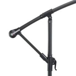 Parasol - duurzame Zweefparasol Ø300 cm – Kantelbaar - 3 meter doorsnede - Grijs