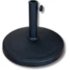 Parasolvoet rond - massief beton - 19kg