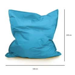 Parya - Grote Zitzak - Nylon - Zitzakfauteuil - Woonkamerzitzak - Turquoise
