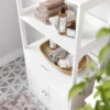 Parya Home - Badkamerkast - 2 Planken - 1 Lade - 2 Deuren