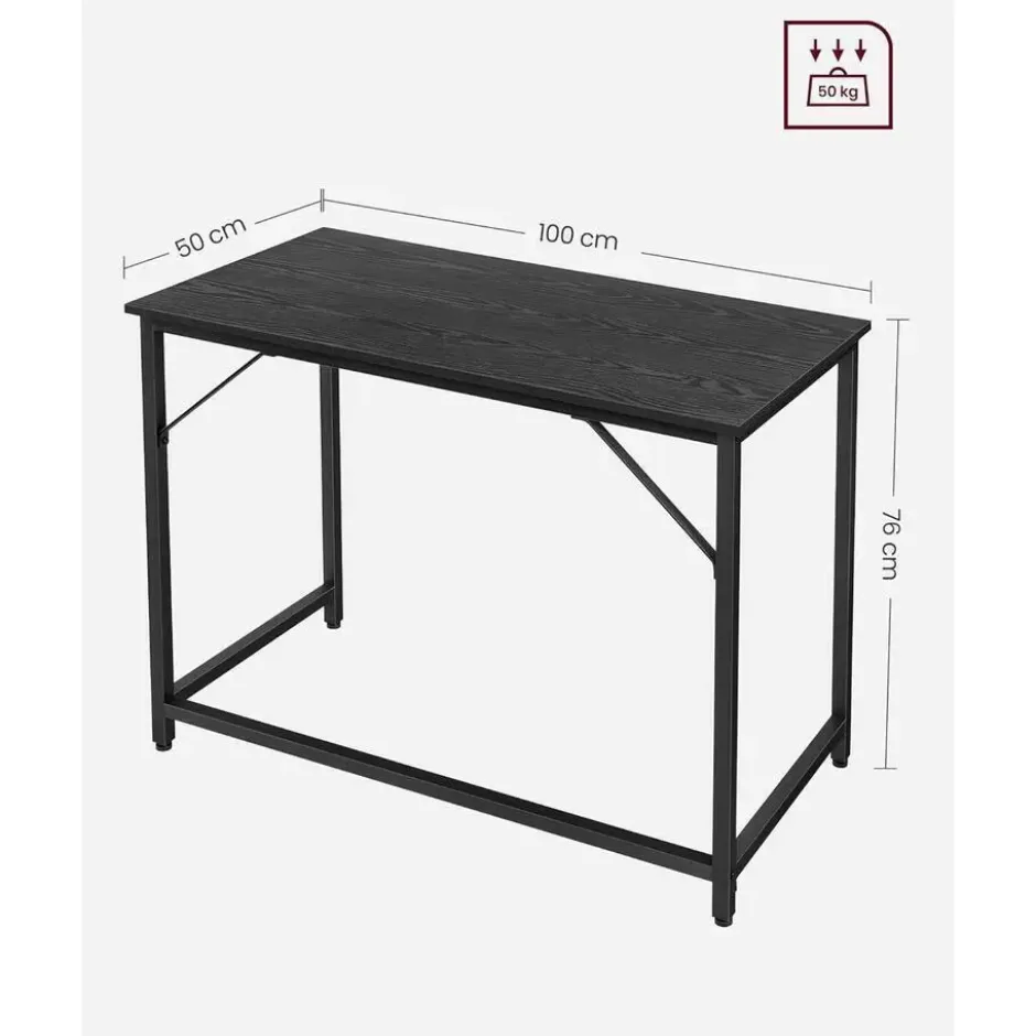 Parya Home Compact Bureau – Modern computerbureau - metalen frame
