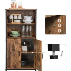Parya Home Multifunctionele Boekenkast – Staande kast