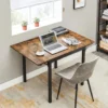 Parya Home Opvouwbare eettafel Vintage Bruin/Zwart
