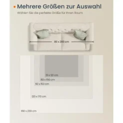 Parya Home Vloerkleed Antislip - Cappuccino Beige 80 x 150 cm