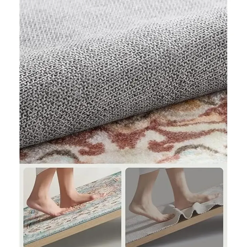 Parya Home Vloerkleed Parya - Antislip - aquablauw