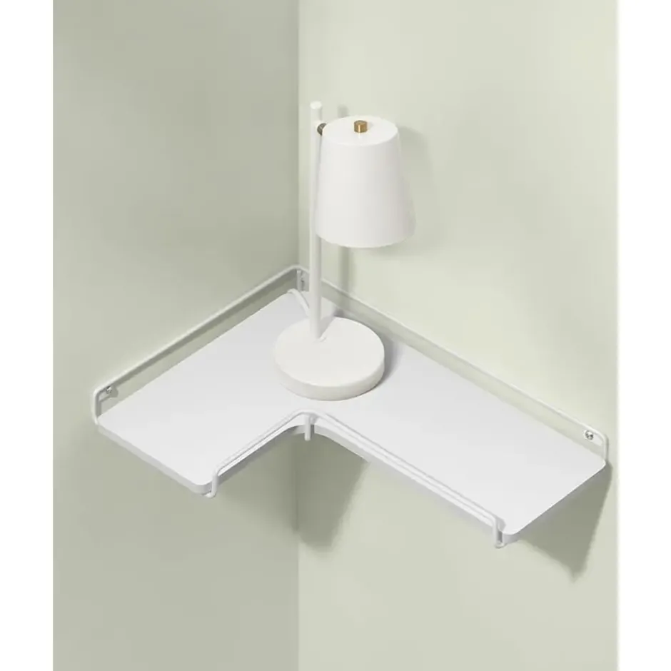 Parya Home zwevende planken, set van 2, L-vormige hoekplanken