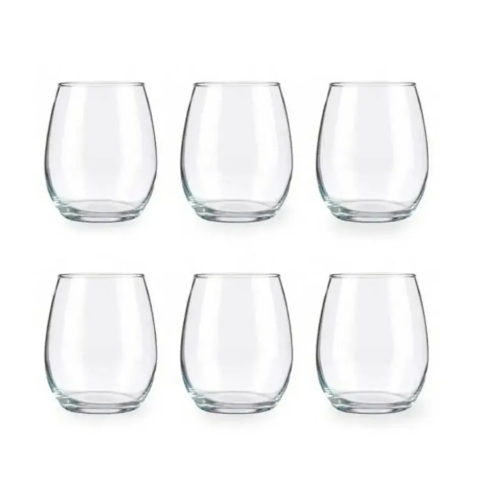 Pasabahce Drinkglazen/waterglazen - luxe glas - 6x - 350 ml