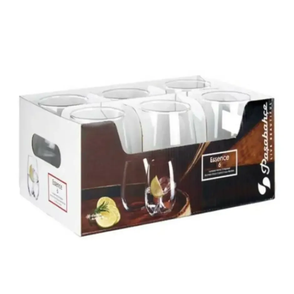 Pasabahce Drinkglazen/waterglazen - luxe glas - 6x - 350 ml