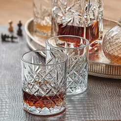 Pasabahce Whisky tumbler glazen - 4x - Timeless serie - 340 ml