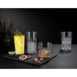 Pasabahce Whisky tumbler glazen - 6x - Timeless serie - 340 ml