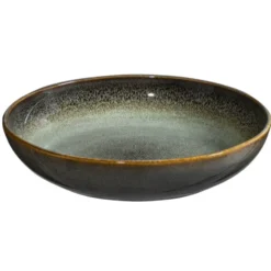 Pastabord Emma - groen - stoneware - Ø22 cm