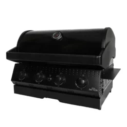 Patton Opus Inbouw Gasbarbecue 3 + 1 - zwart