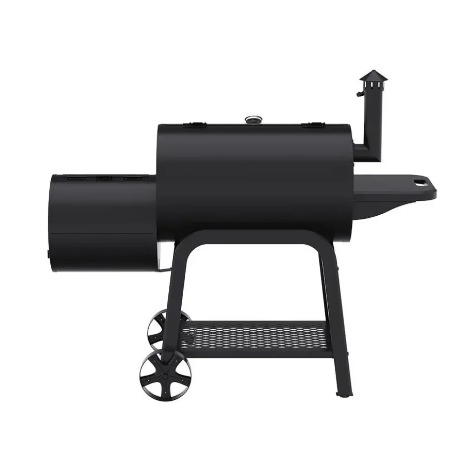 Patton Smoker Houtskoolbarbecue Oklahoma - Zwart