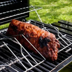Patton Universeel BBQ Sparerib Rek - RVS