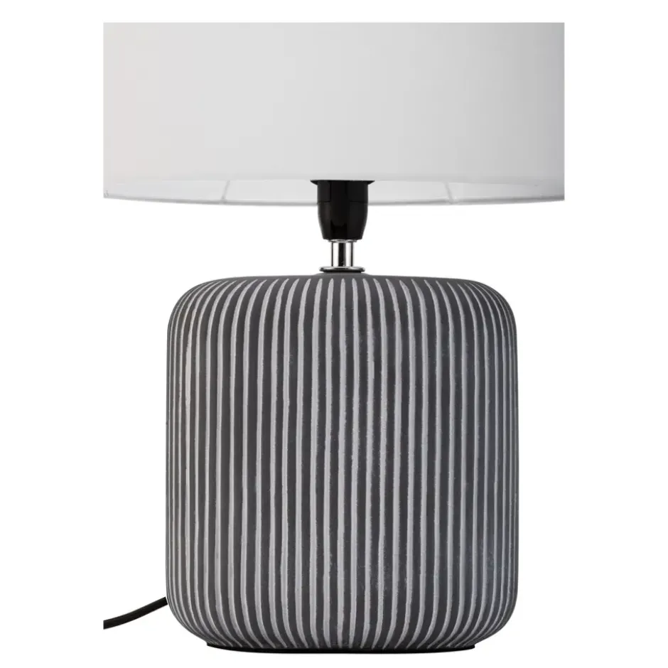 Pauleen Pure Shine Tafellamp - Grijs/Wit