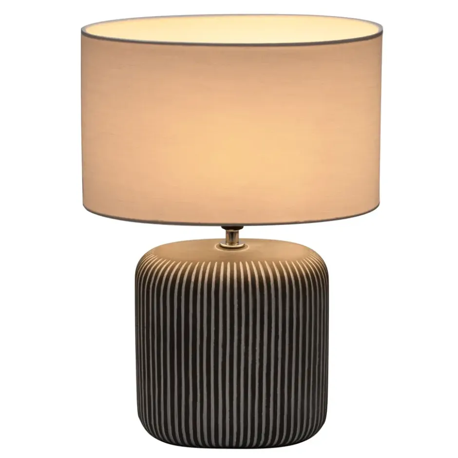 Pauleen Pure Shine Tafellamp - Grijs/Wit
