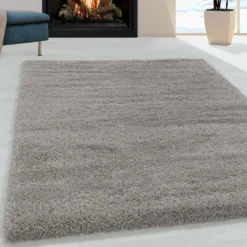 Pearl Soft Hoogpolig Vloerkleed Beige - 160x230 CM