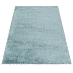 Pearl Soft Hoogpolig Vloerkleed Blauw - 200x290 CM