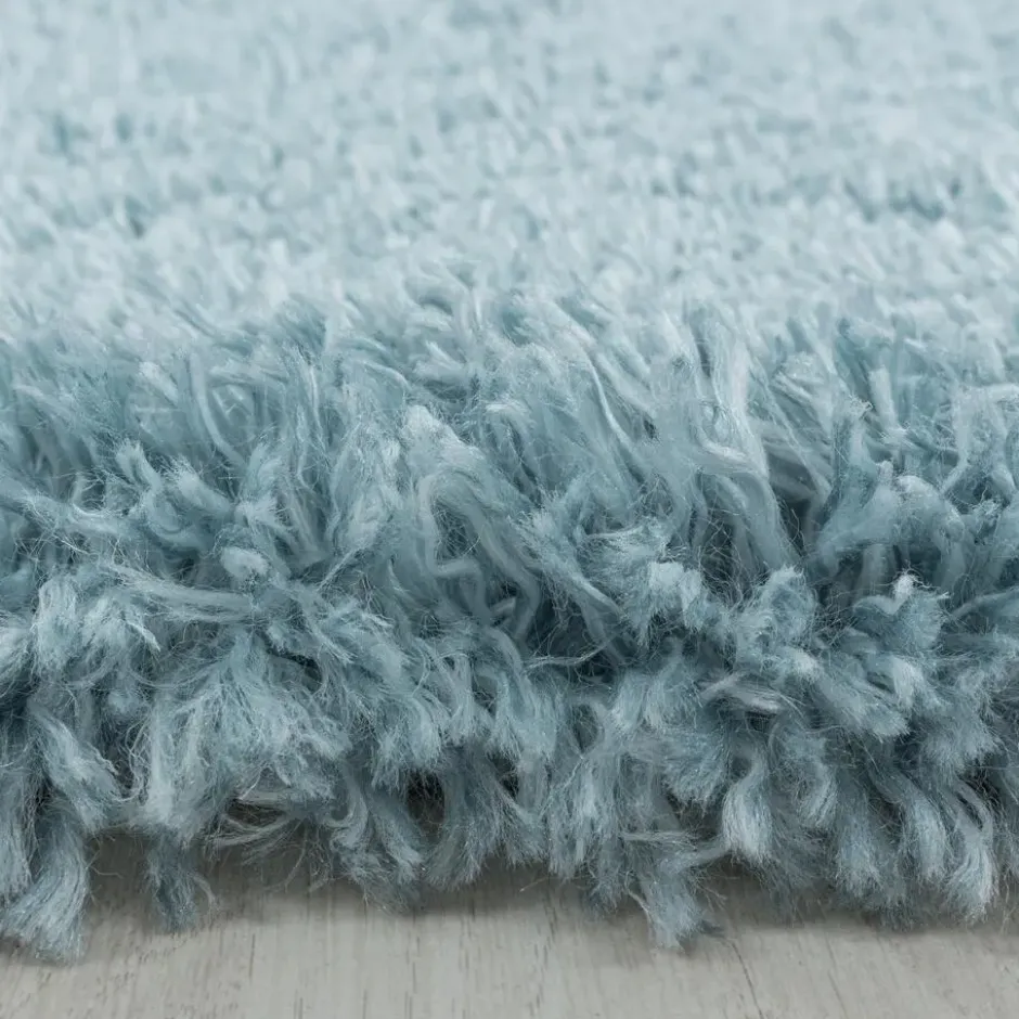 Pearl Soft Hoogpolig Vloerkleed Blauw - 200x290 CM