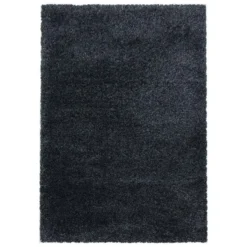 Pearl Soft Hoogpolig Vloerkleed Antraciet - 160x230 CM