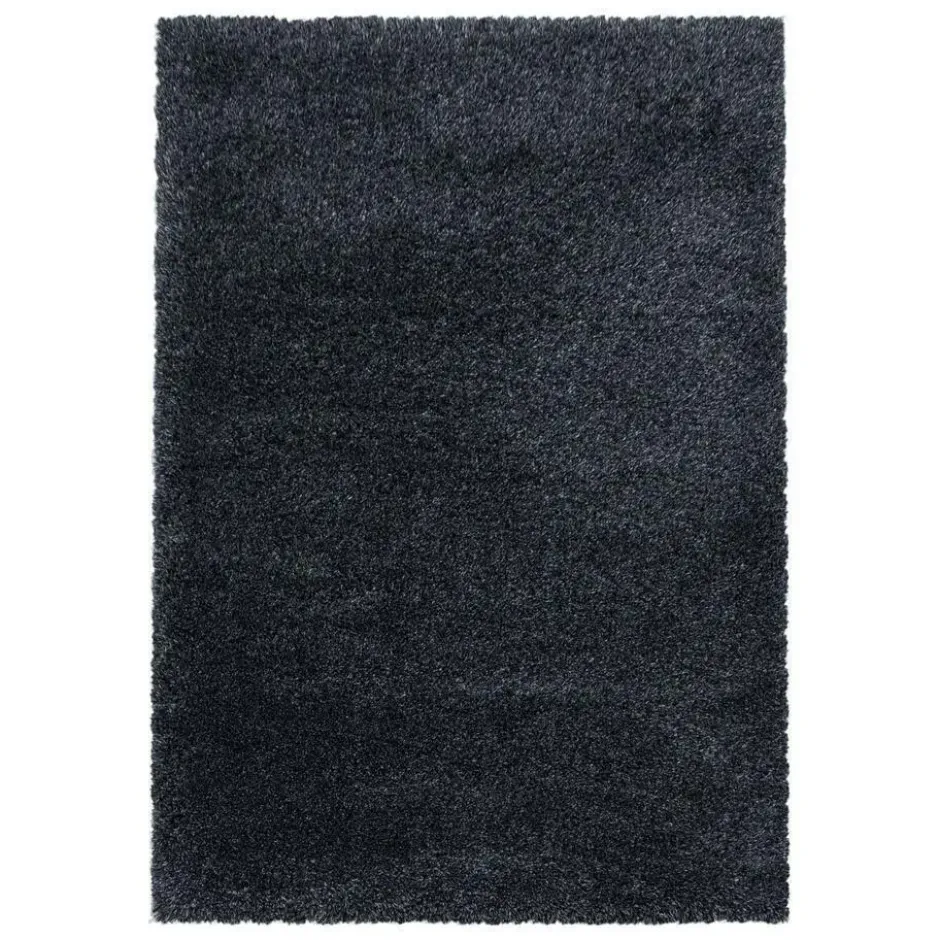 Pearl Soft Hoogpolig Vloerkleed Antraciet - 160x230 CM