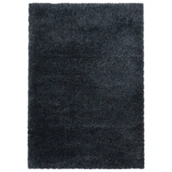 Pearl Soft Hoogpolig Vloerkleed Antraciet - 160x230 CM