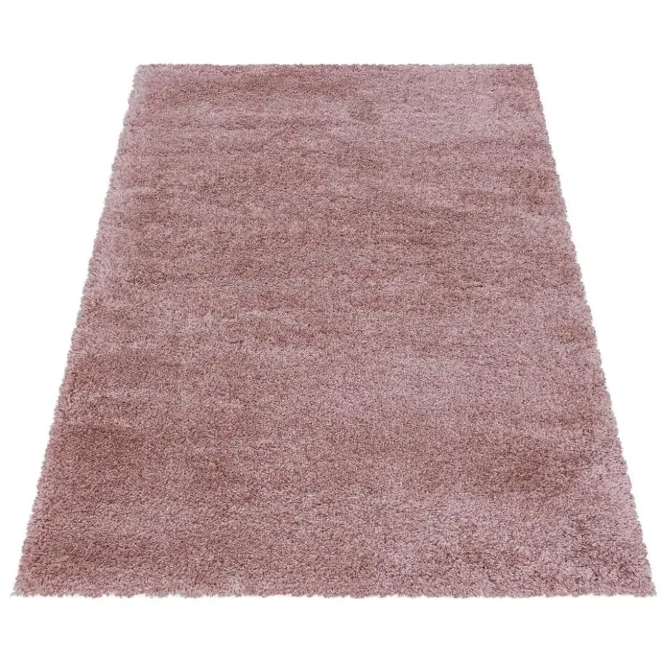Pearl Soft Hoogpolig Vloerkleed Roze - 140x200 CM