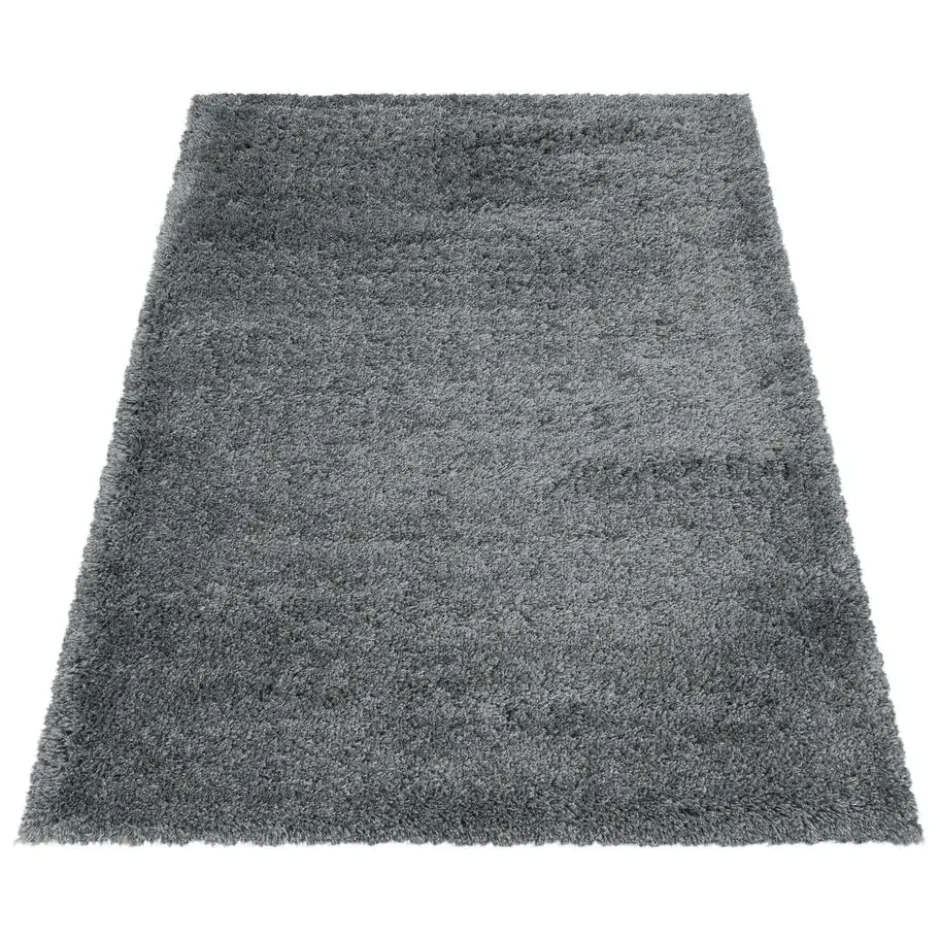 Pearl Soft Hoogpolig Vloerkleed Lichtgrijs - 160x230 CM