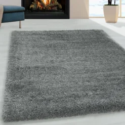 Pearl Soft Hoogpolig Vloerkleed Lichtgrijs - 160x230 CM