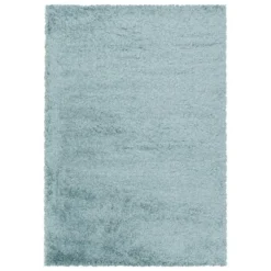 Pearl Soft Hoogpolig Vloerkleed Blauw - 120x170 CM