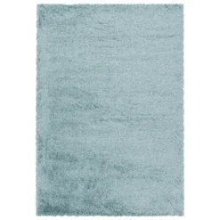 Pearl Soft Hoogpolig Vloerkleed Blauw - 160x230 CM