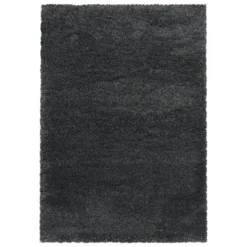 Pearl Soft Hoogpolig Vloerkleed Grijs - 160x230 CM