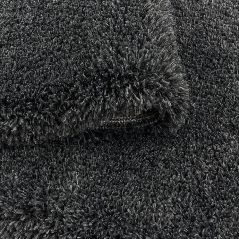 Pearl Soft Hoogpolig Vloerkleed Grijs - 160x230 CM