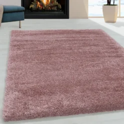 Pearl Soft Hoogpolig Vloerkleed Roze - 200x290 CM