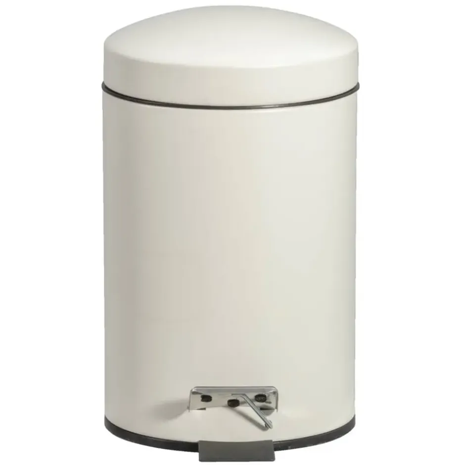 Pedaalemmer Pedro 3l - beige - 27,5xØ16,8 cm