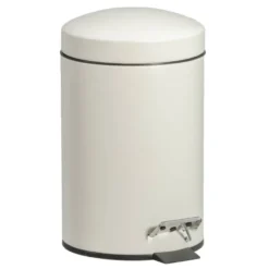 Pedaalemmer Pedro 3l - beige - 27,5xØ16,8 cm