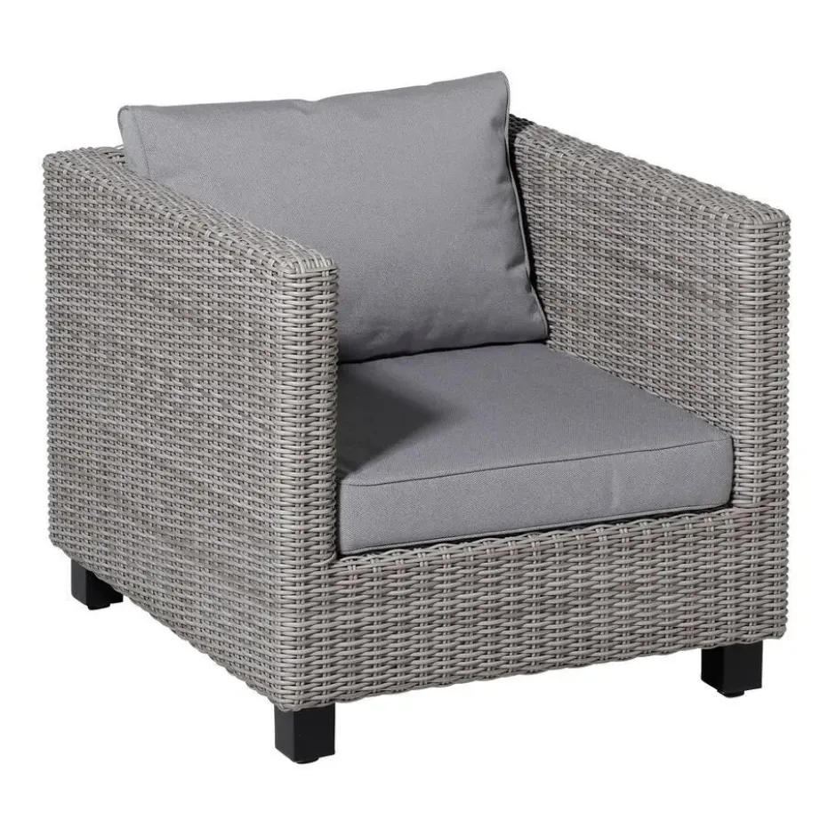 Perel Lounge profi-line outdoor Manchester light grey